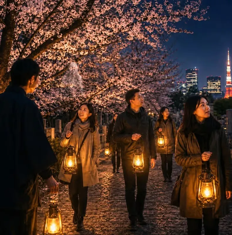 Tokyo: Ghost and Dark Tales, Urban Legends & Cemetery Night